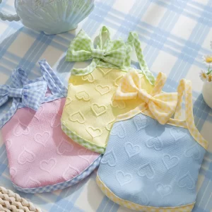 Puppy Summer Clothes Suspender Vest for Small Dogs 2025 Dog Clothing Chihuahua Dog Cooling Vest Love Relief Girls Dog T-Shirt