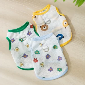 Thin Cooling Vest for Dogs Dog Clothes Summer Cute Breathable Mesh Cat Clothing Chihuahua Bichon Puppy T Shirt Pet Costume 2025