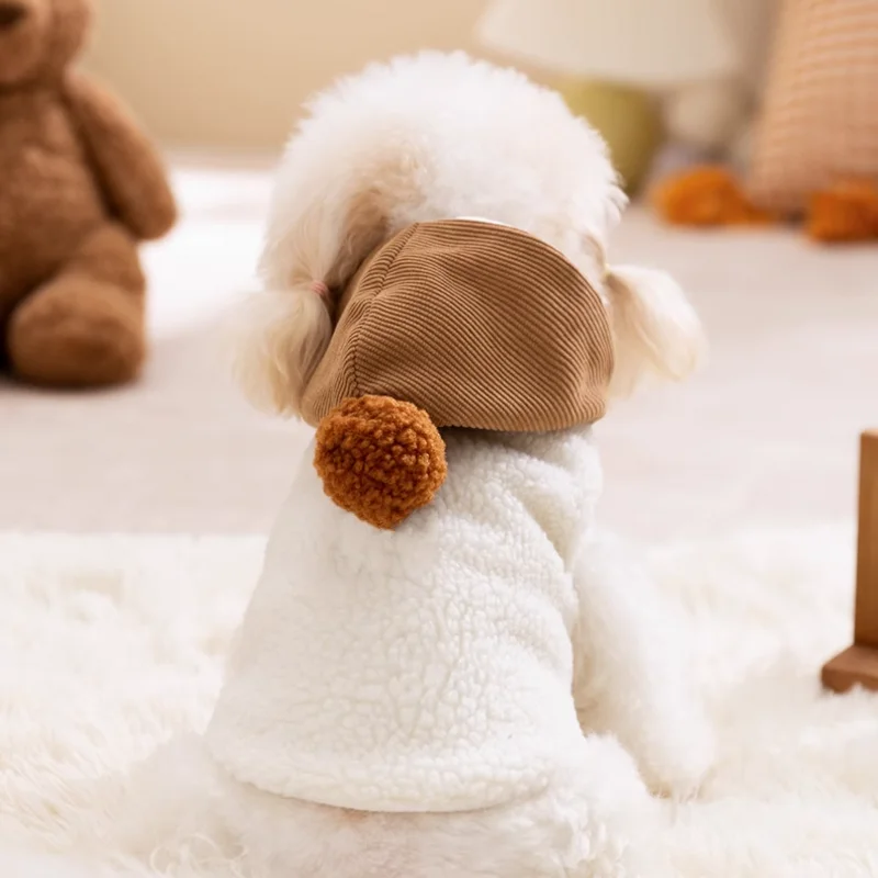 Thick Warm Winter Dog Coat Fleece Dog Jacket Pet Hooded Sweatshirt Chihuahua Bichon Dachshund Dog Clothes Kitten Puppy Overalls - Image 2