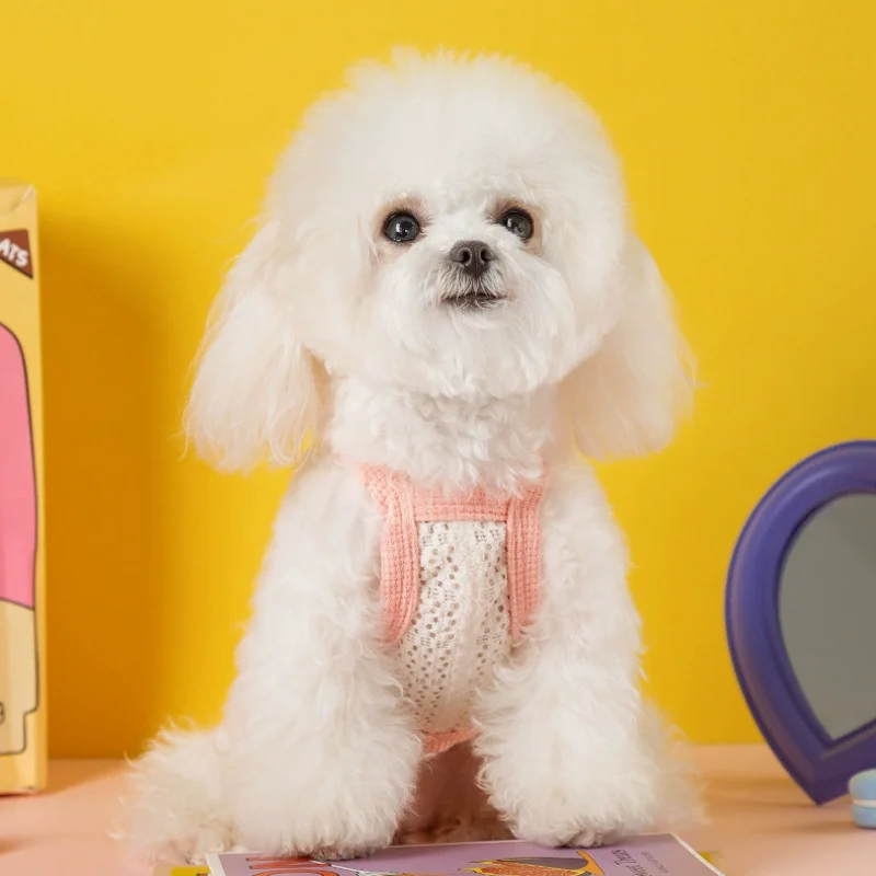 Summer Pet Dog Suspenders Dog Cooling Vest Bowknot Dog T-Shirt Puppy Clothes Cat Vests Chihuahua Bichon Girls Dog Costume 2025 - Image 3